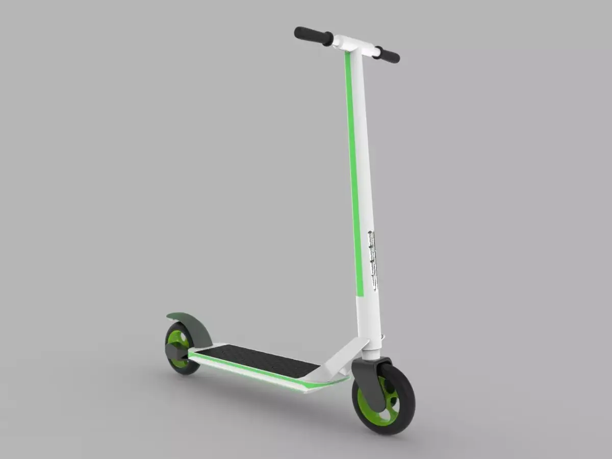 Scooter electric with design 3D model