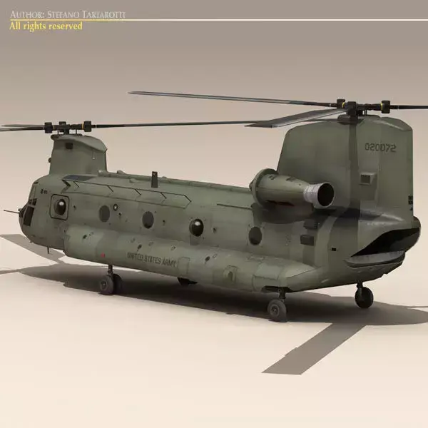 CH-47 US Army 3D model