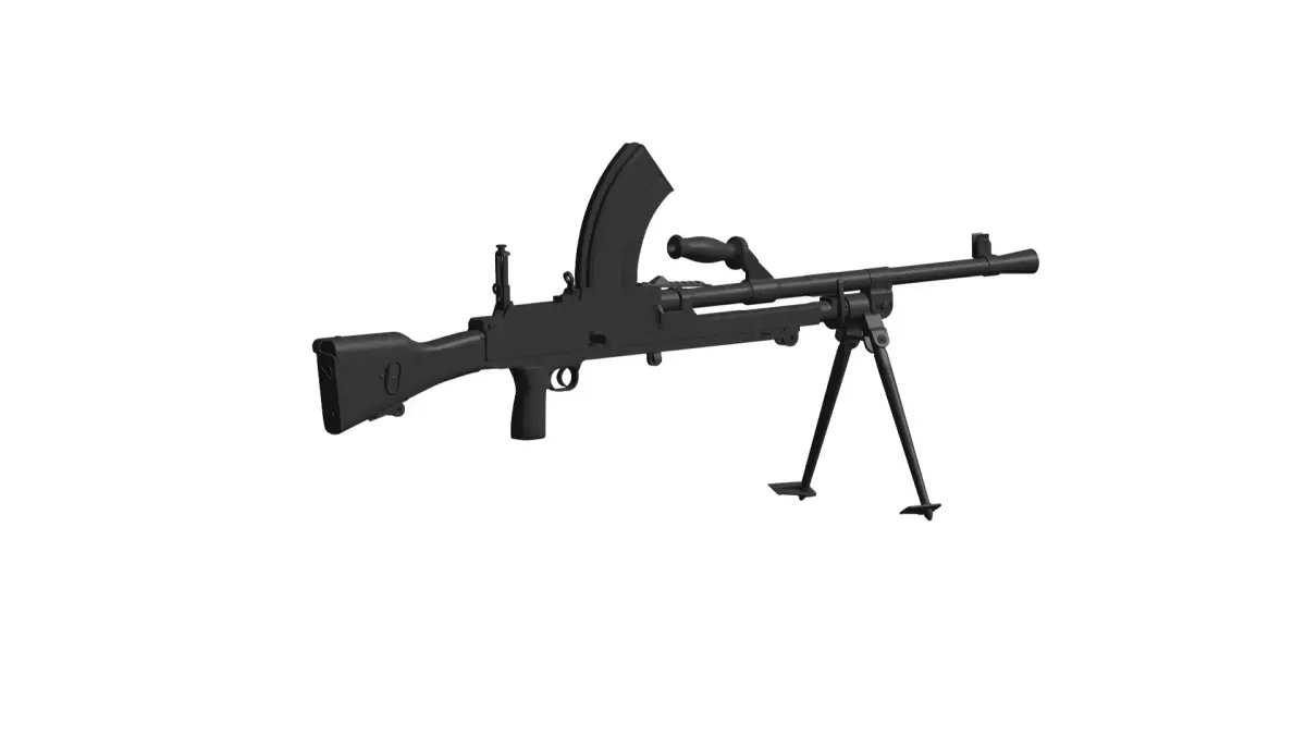 Bren Mk II machine gun 3D model