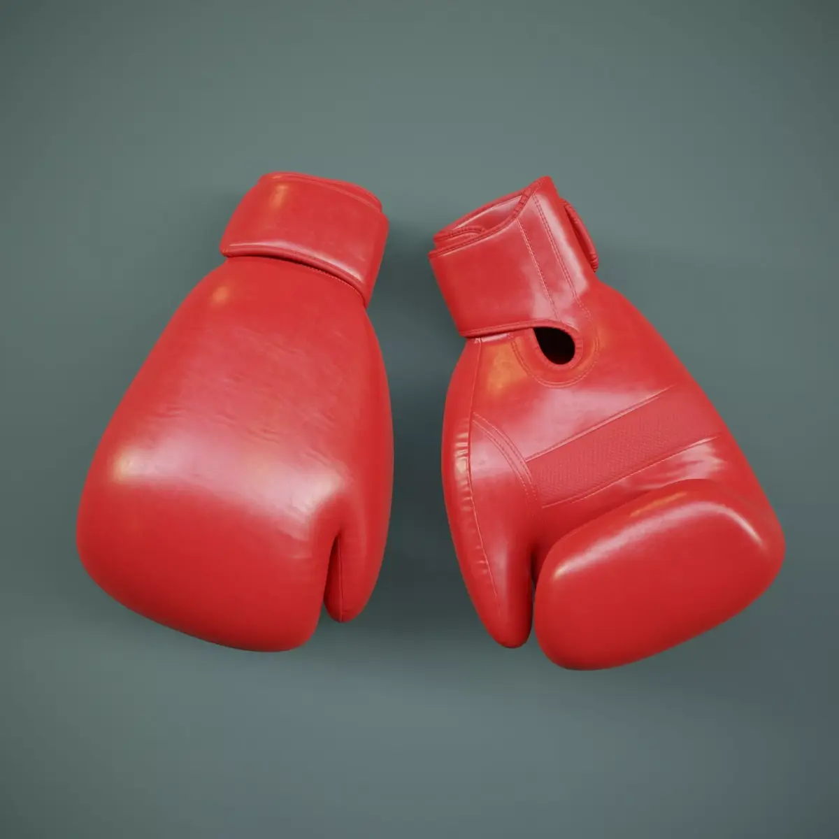 Boxing Gloves PBR Low-poly 3D model