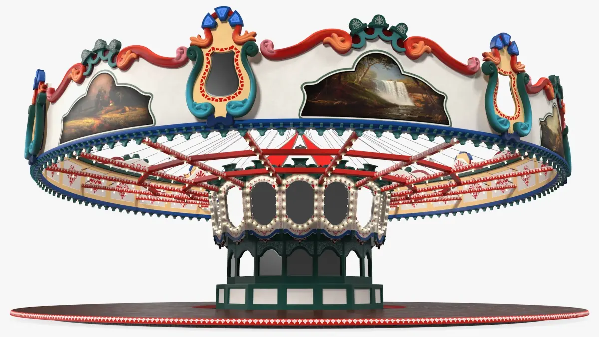 Vacant Carousel 3D model