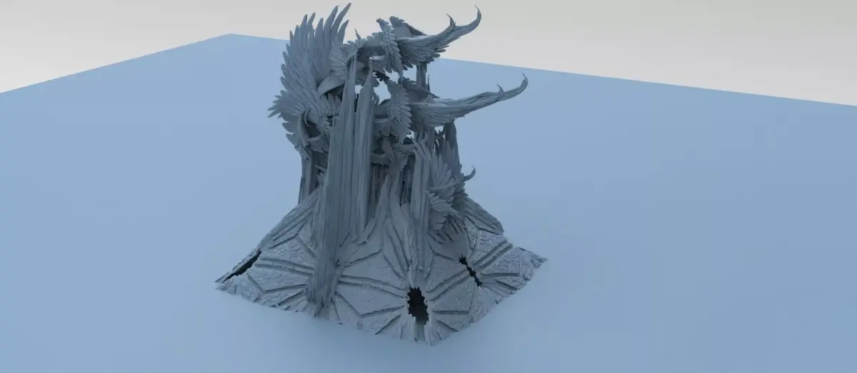 Mines of Moria halls 2  3D model
