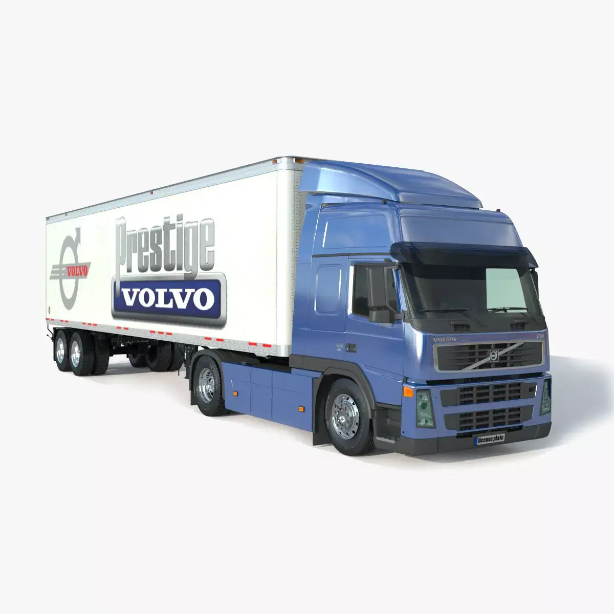 Volvo 460 FM  Semi Truck 3D model