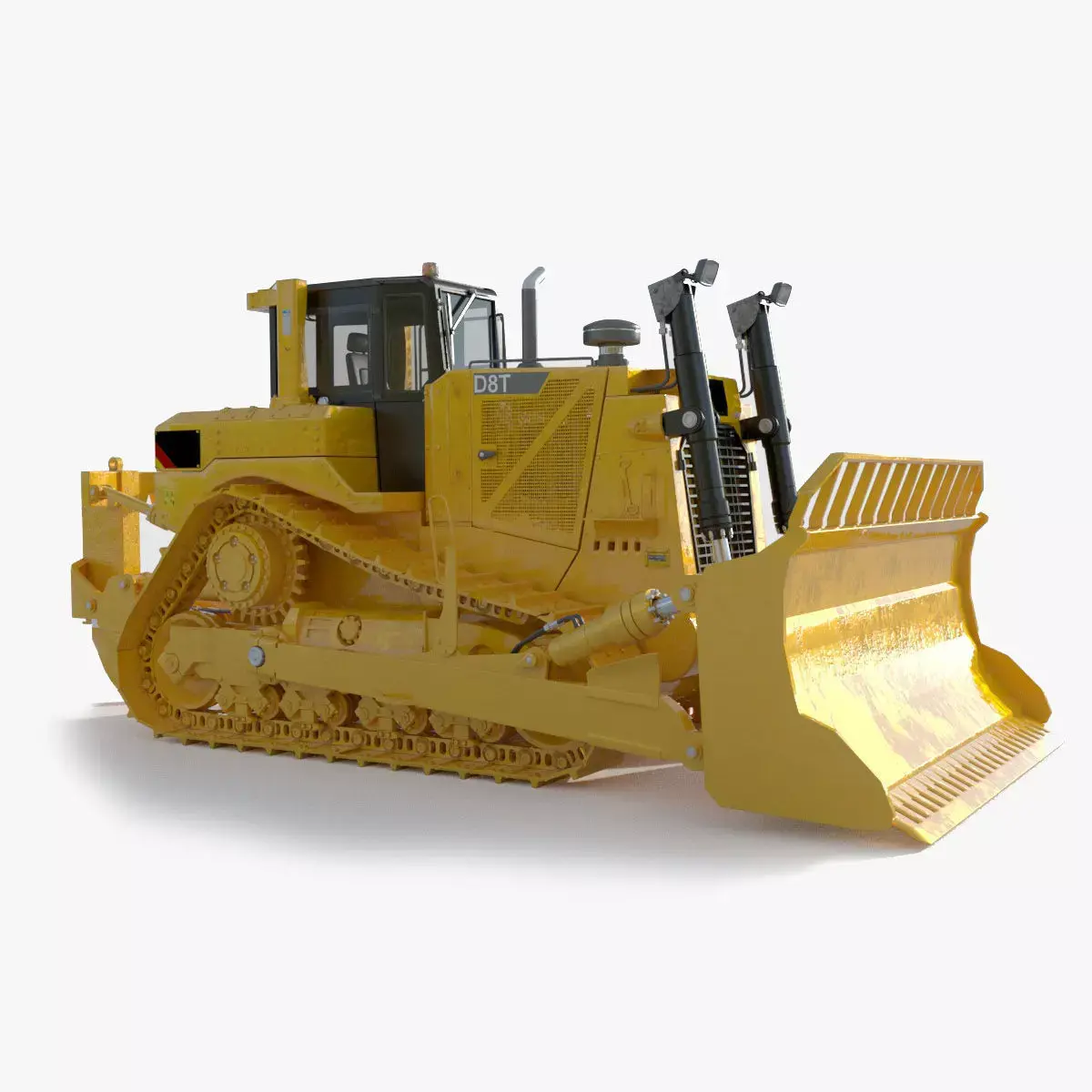 Track Type Tractor D8T 3D model