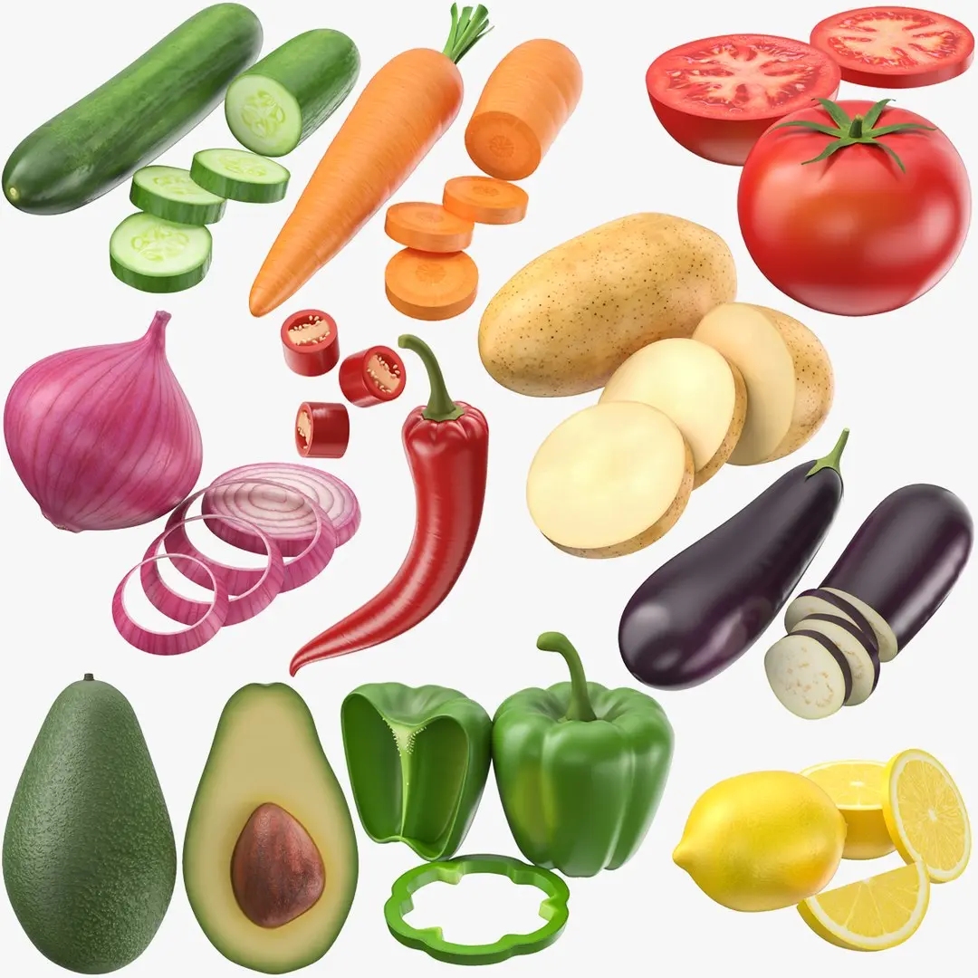 Vegetables Collection  purchase 3D model