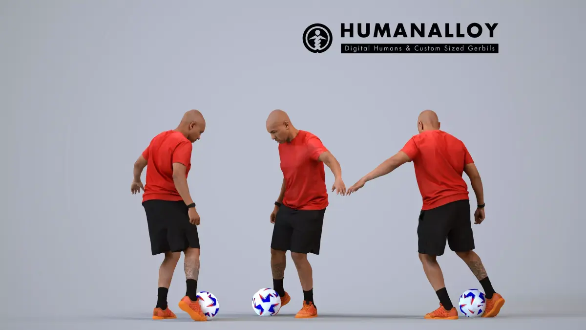 00373Carl009 - Adult Black male exercising in summer sportswear 3D model