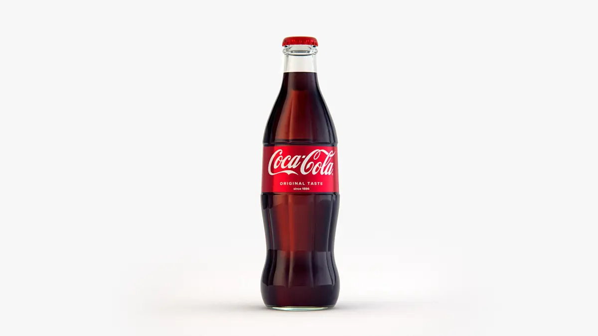 CocaCola Bottle Glass 3D model