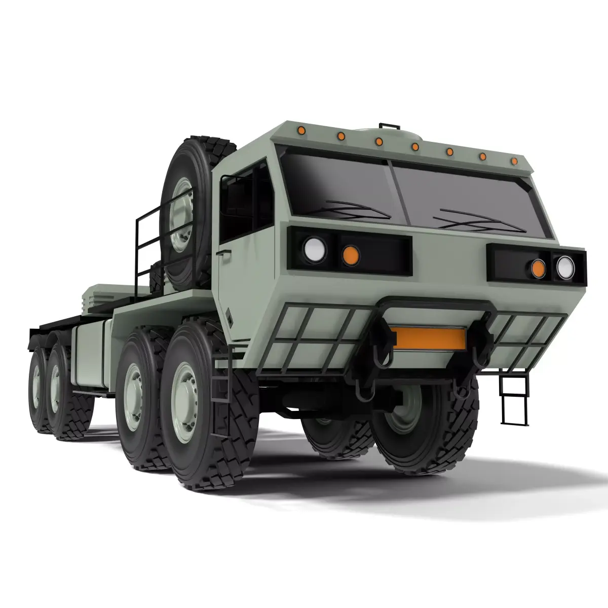 MIM 104 Patriot Air Defense Missile System HEMTT Truck 3D model