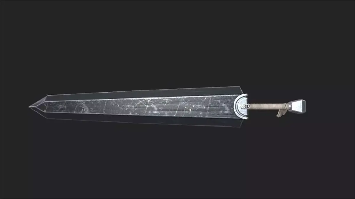 Berserk - Dragon Slayer Sword - Asset Fan Model Art Free low-poly 3D model