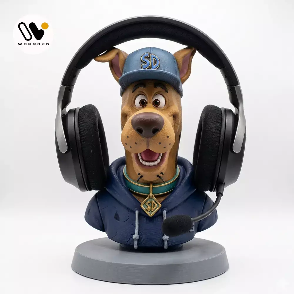 Scooby Dog Headset Holder STL 3D print model