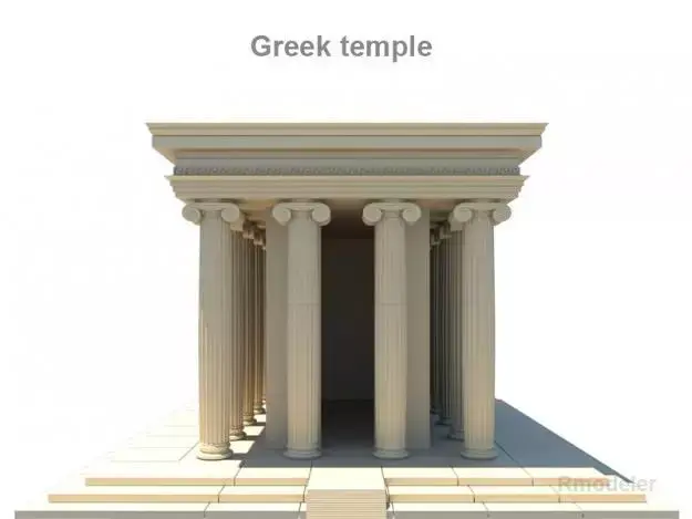 Greek Temple 3D model purchase