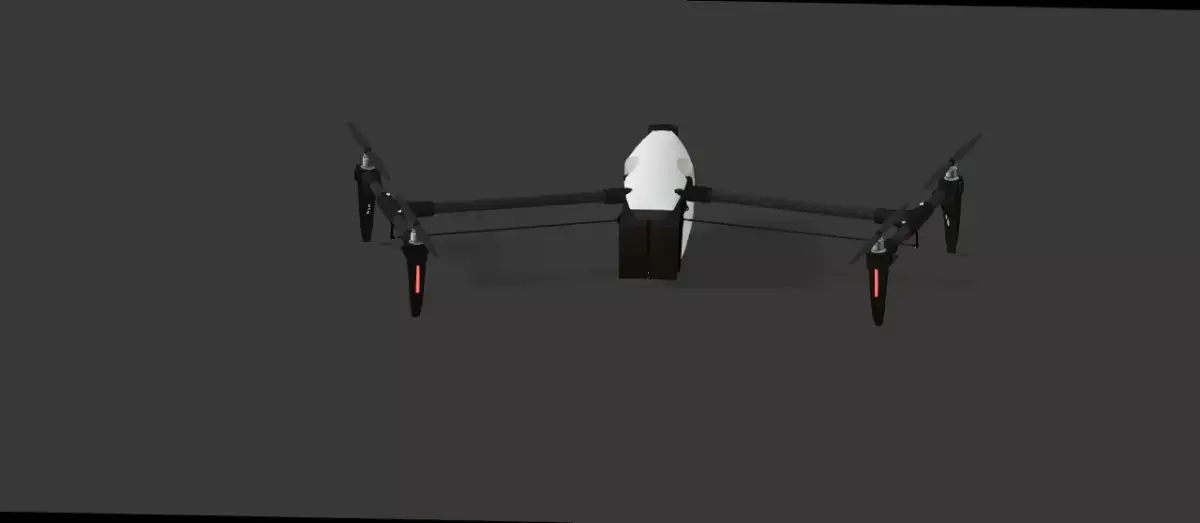 Drone 3D model with animation  3D model