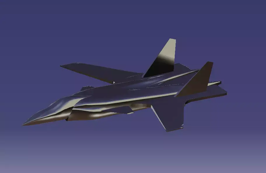 Russian war plane model 3D model