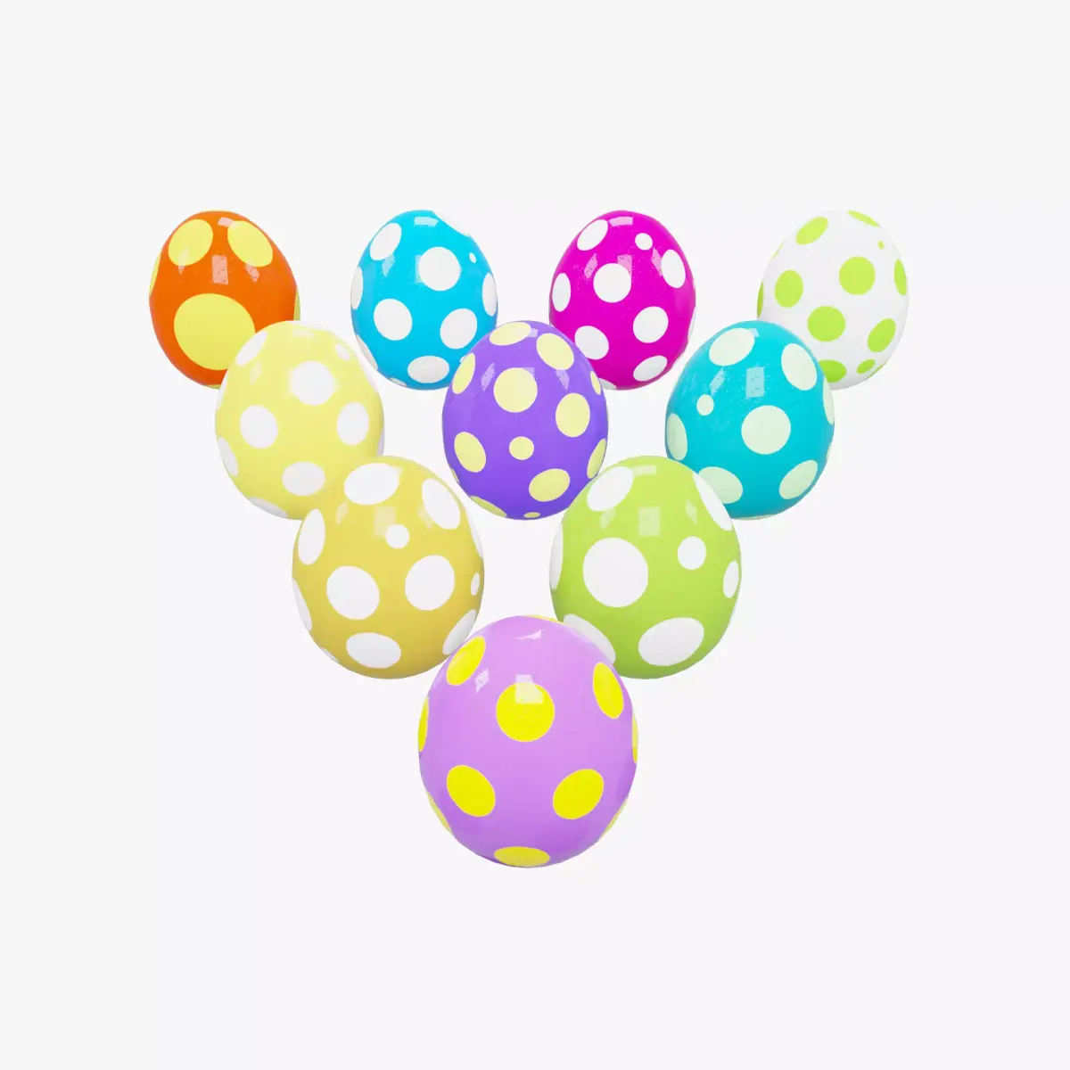 Dinosaur egg 3D model