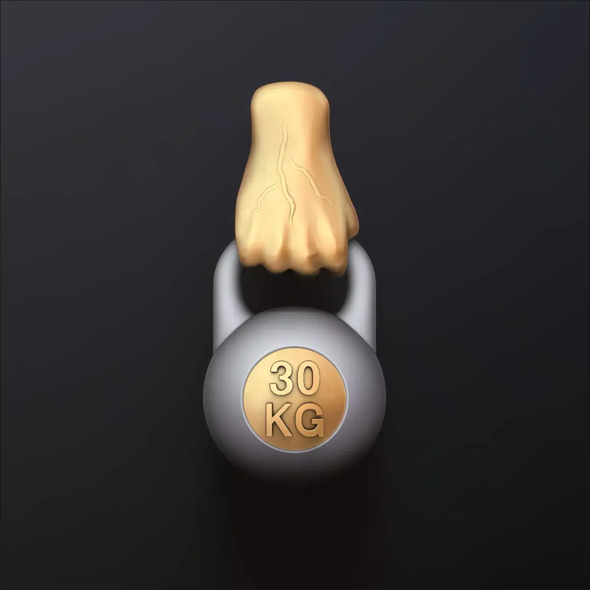 Kettlebell Pendant 3D print model purchase