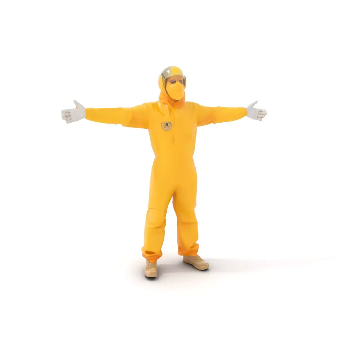Protective Yellow Suit model pack Low-poly 3D model