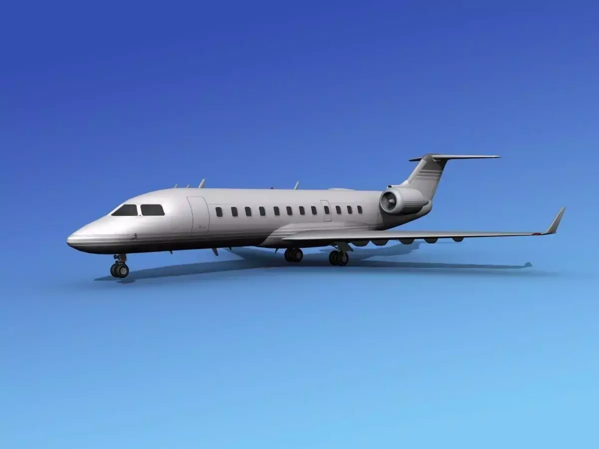 Canadair CRJ100 Corporate 1 3D model