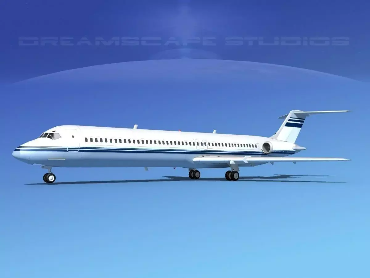 Douglas DC-9-50 Executive 2 3D model