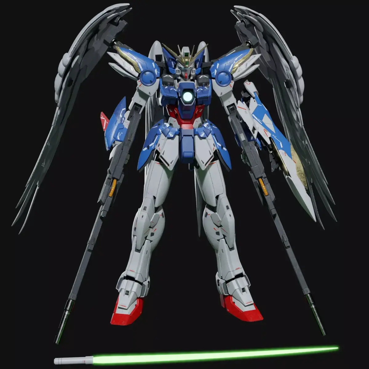EW Wing Gundam 0 3D model