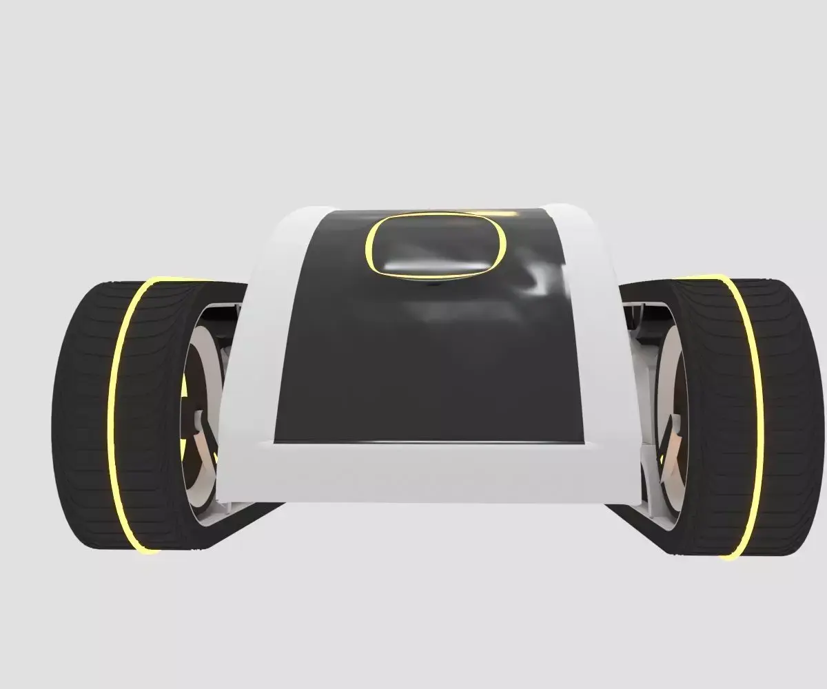 Animated Drone Transformer 3D model