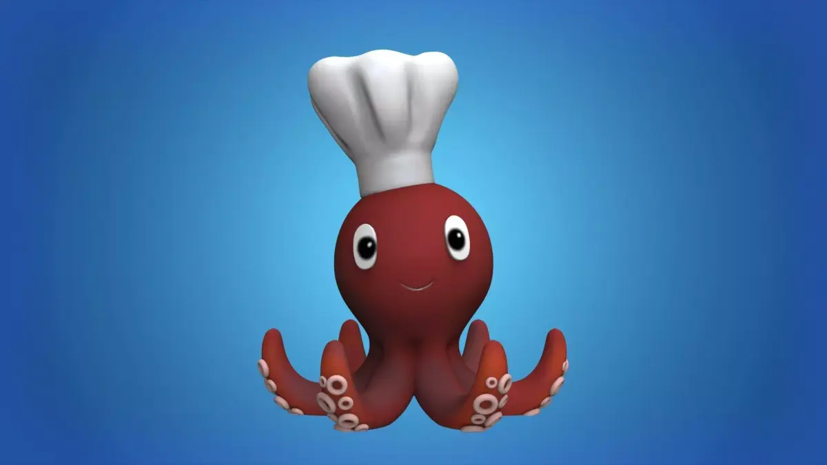 Octopus planter 3- STL for 3D Printing 3D print model