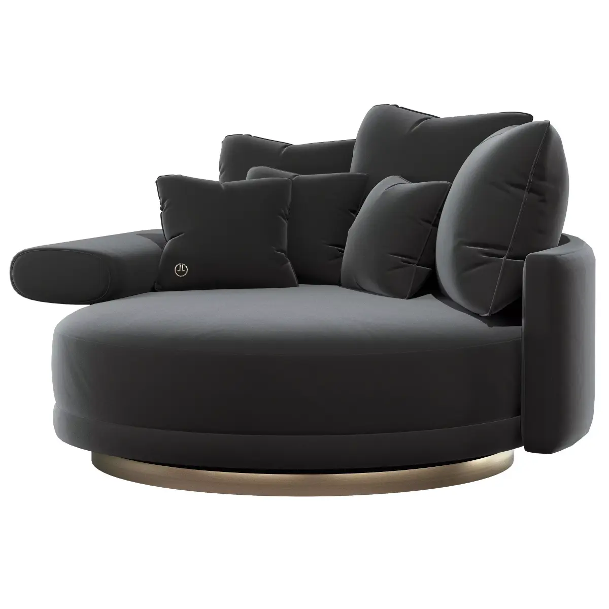 luxence jet sectional armchair 3D model