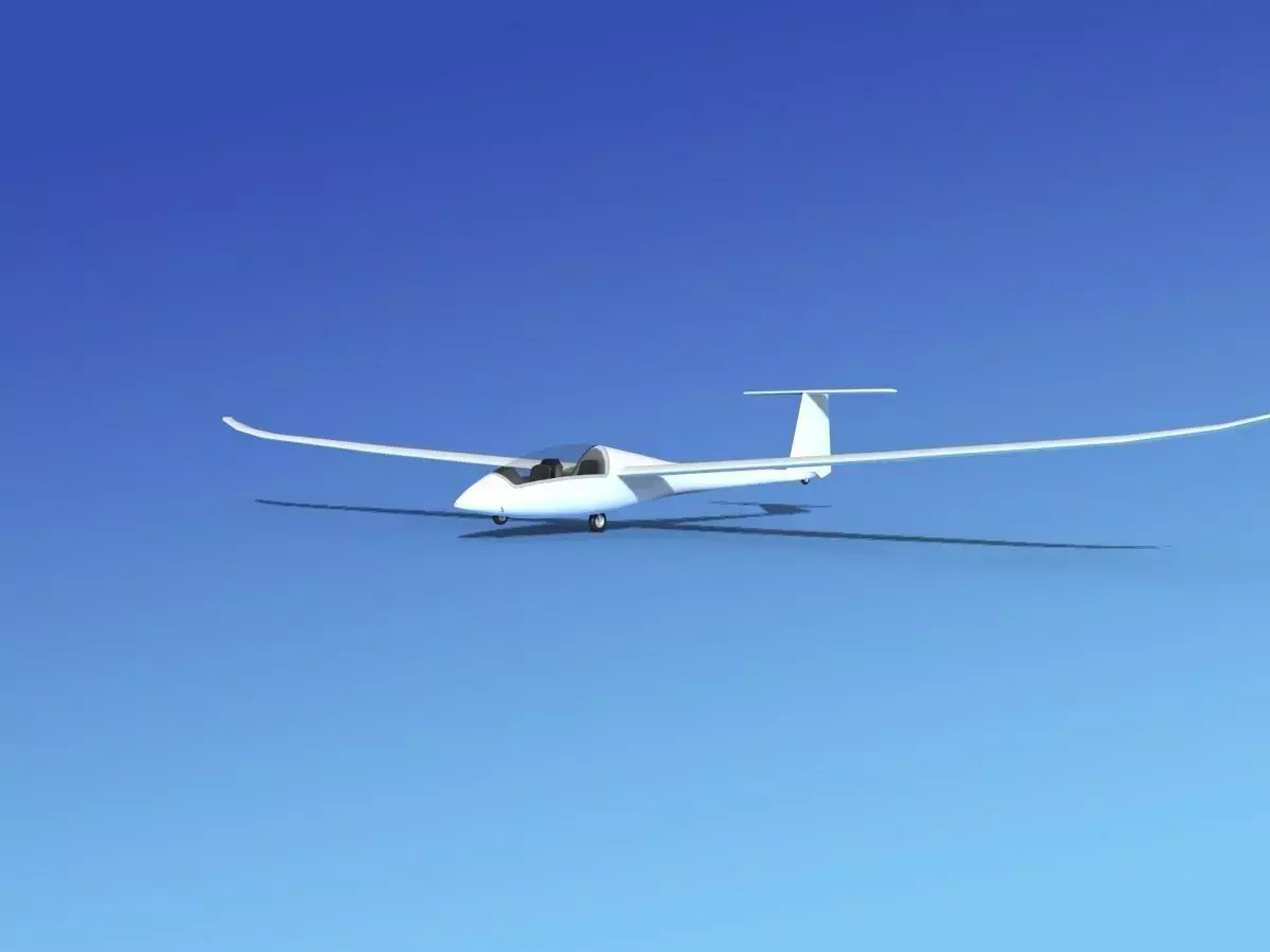 Duo Discus Sailplane Unmarked 3D model
