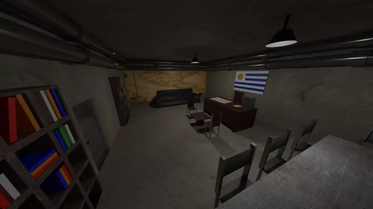 Military Bunker - Uruguay Low-poly 3D model