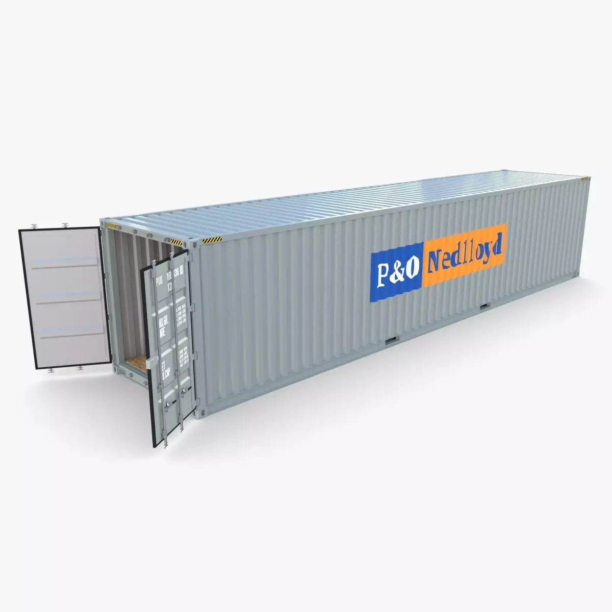 40ft Shipping Container PO Nedlloyd v1 3D model