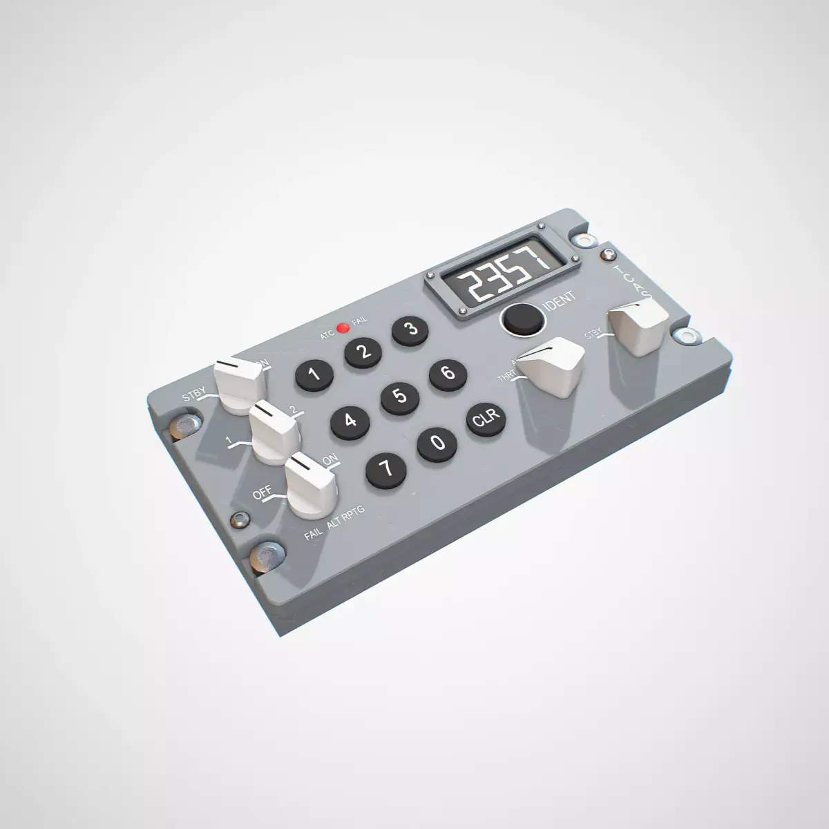 TCAS Pane Low-poly 3D model