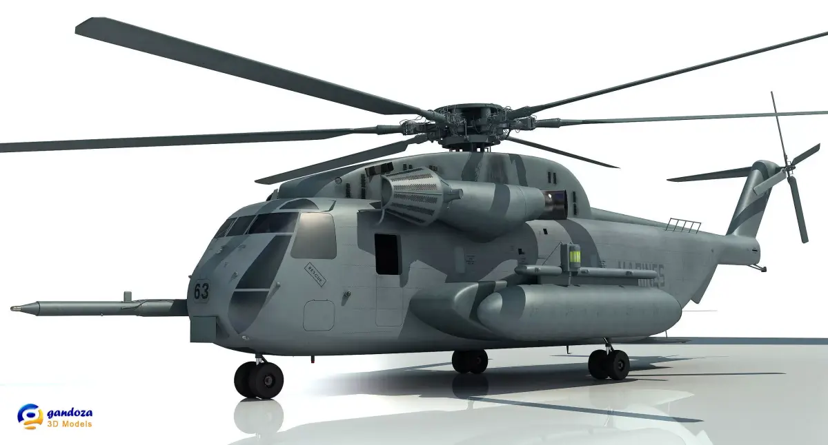 Sikorsky CH-53 Sea Stallion 3D model