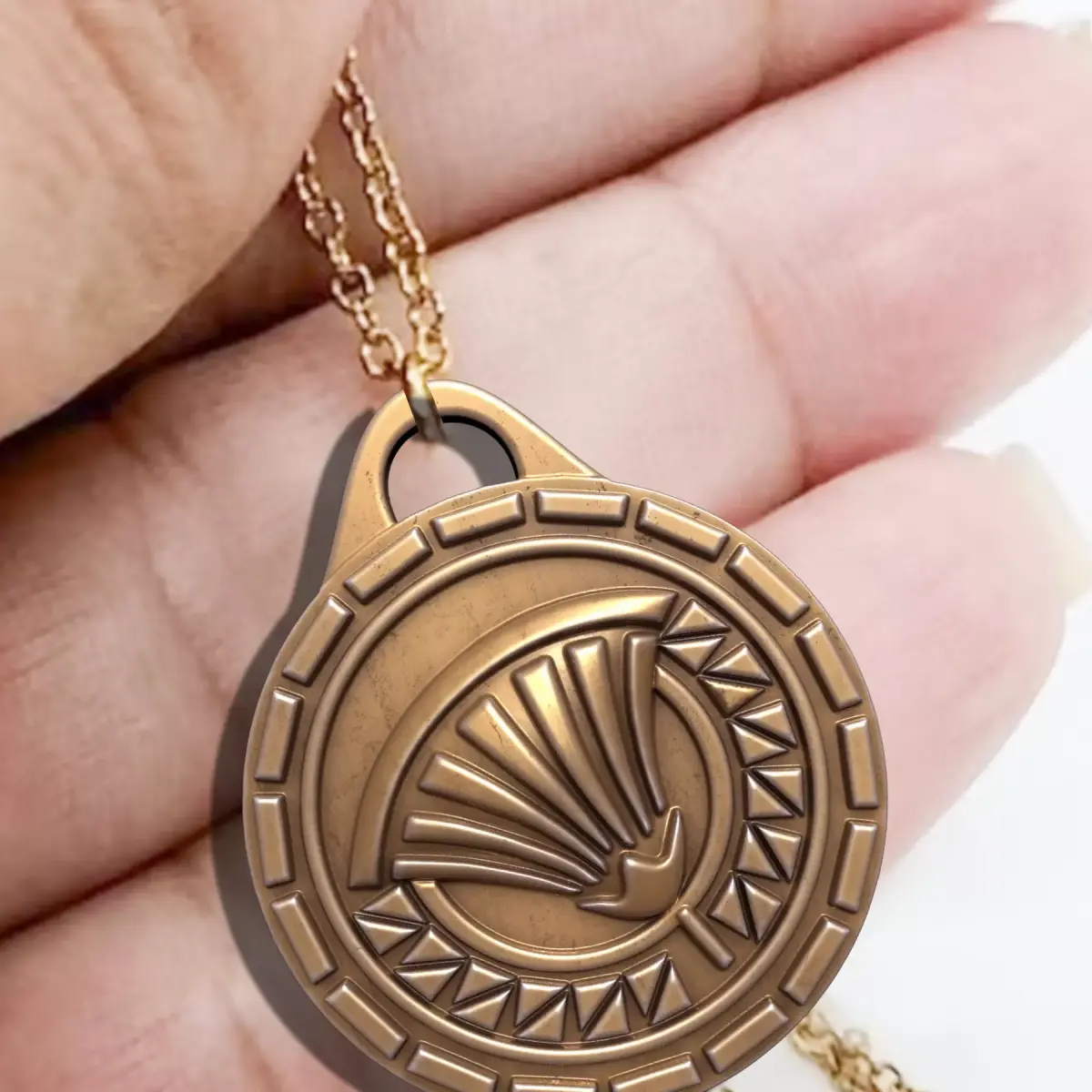 ANCIENT EGYPT ARTIFACT SYMBOL LOUTS FLOWER PENDANT M02 Free 3D print model