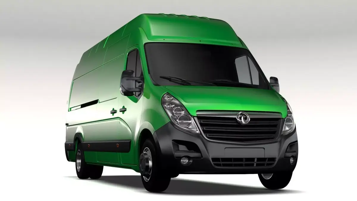 Vauxhall Movano L4H3 Van 2016 3D model