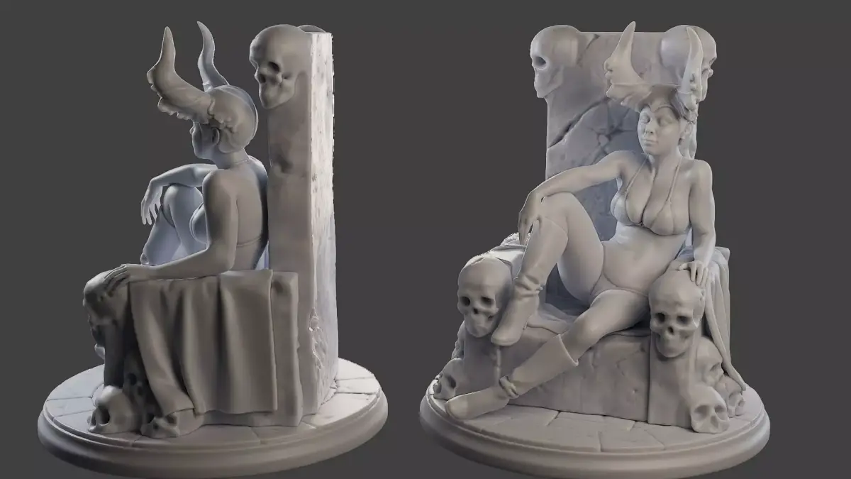Dark Queen DQ1 001 3D print model