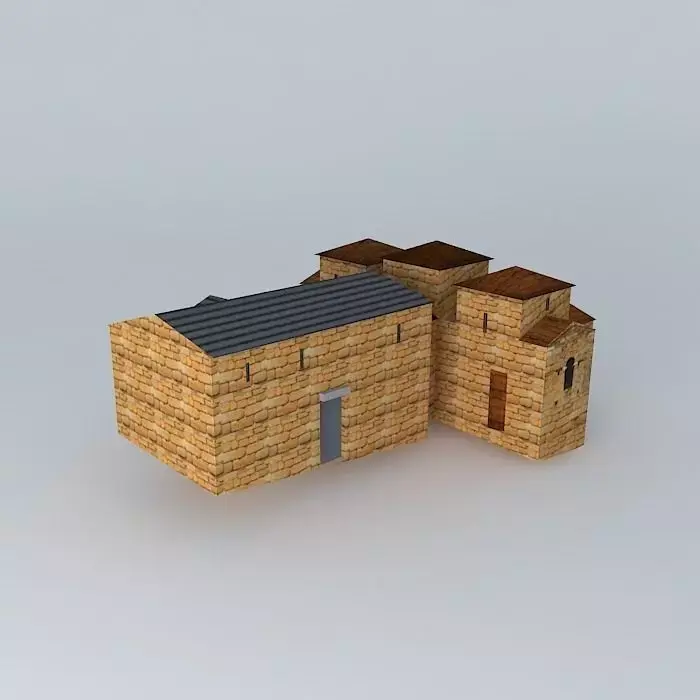 Basilica of St. Lucia Trampal. Alcuescar Free 3D model