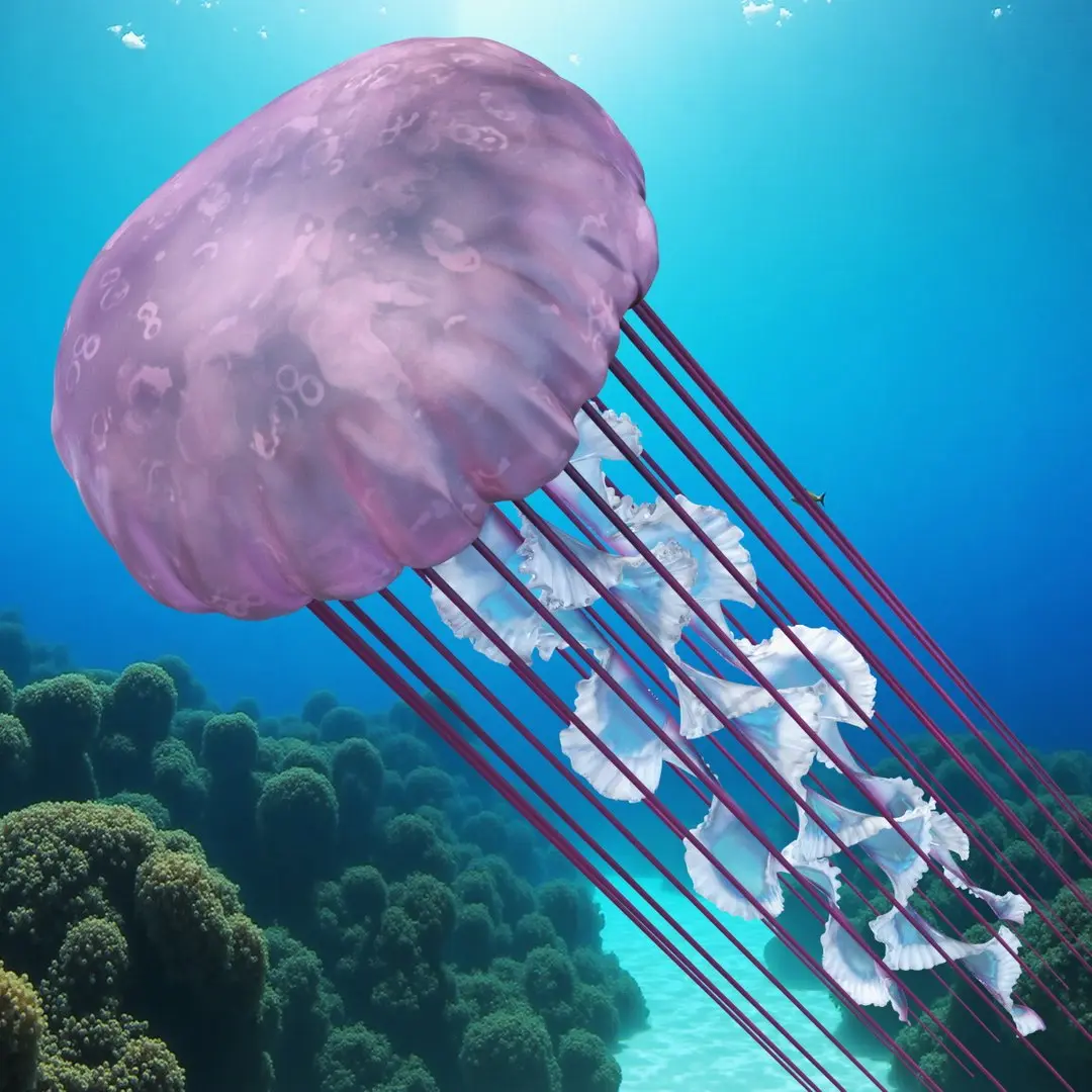  Pink Glow Jellyfish 