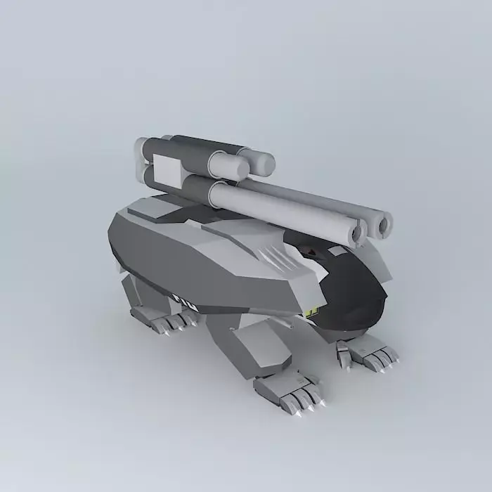 Heavy Assault robot HIT 76 Free 3D model