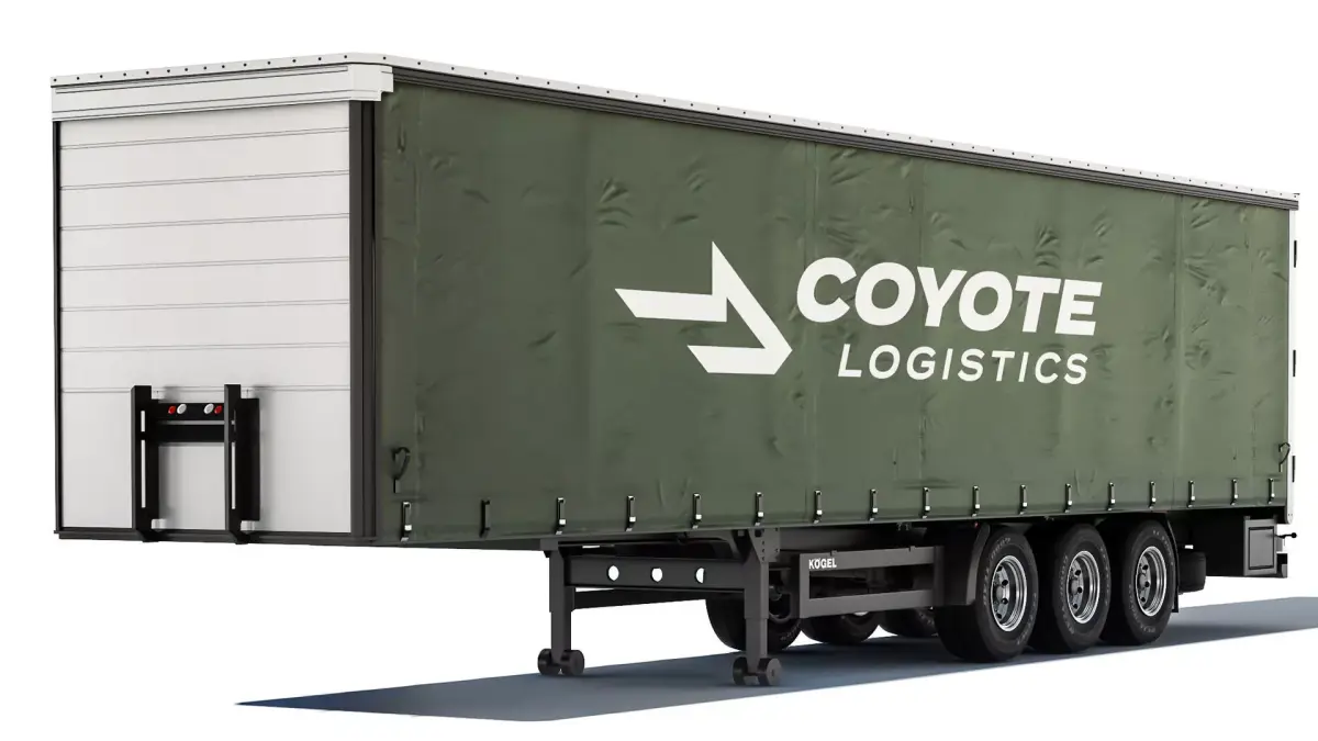 Kogel S24-1 Semi-trailer curtain 2021 3D model