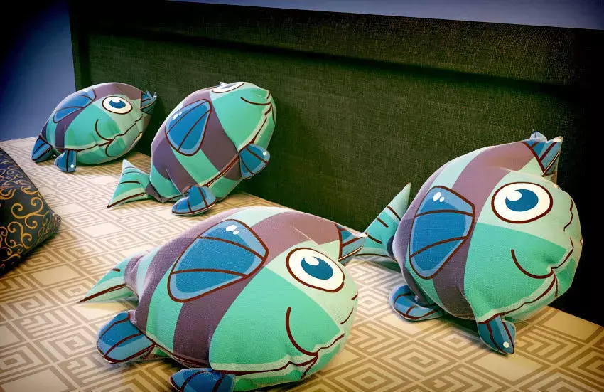 Fish Piilow 3D model