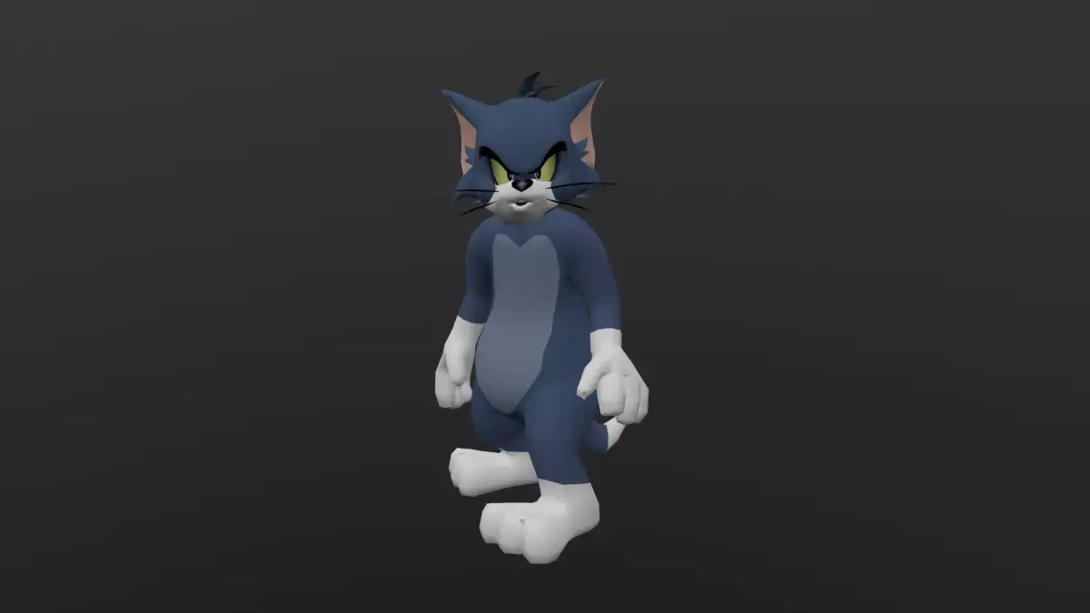 TOMC-008 Tom Cat Idle Low-poly 3D model