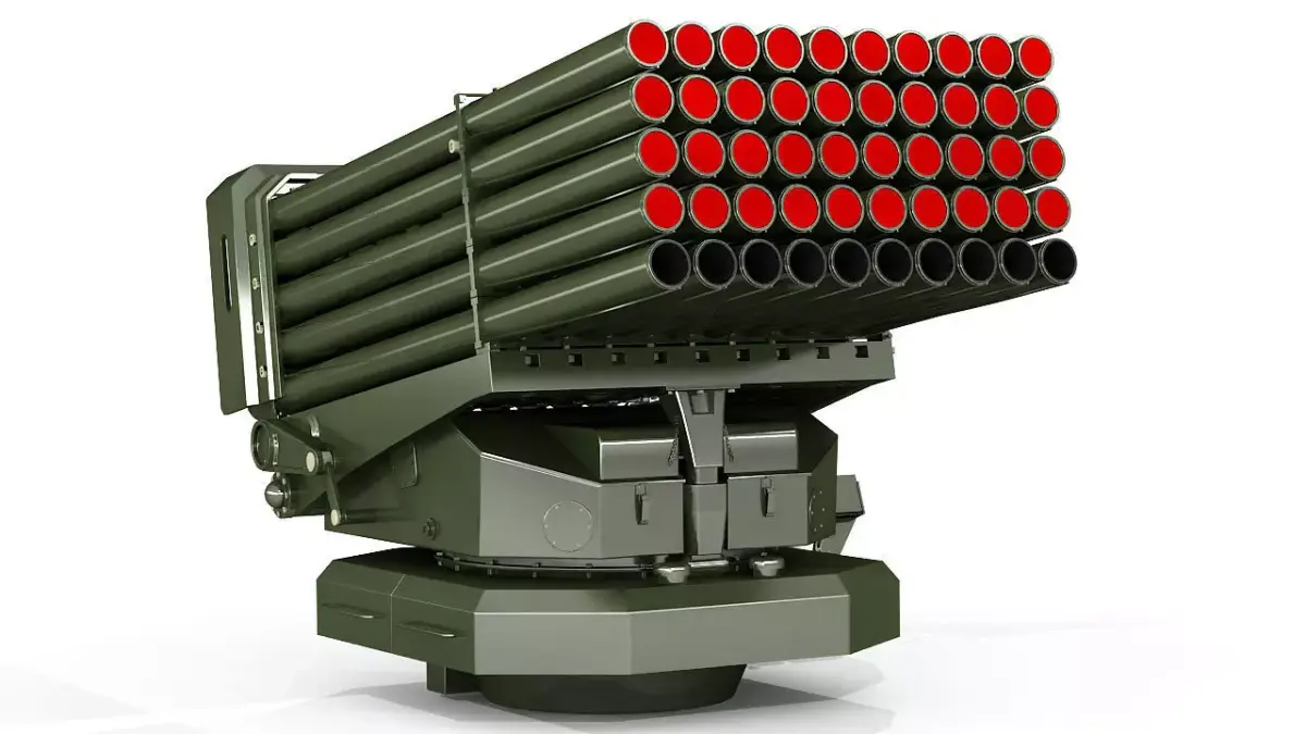 Multiple Launch Rocket System 3D model