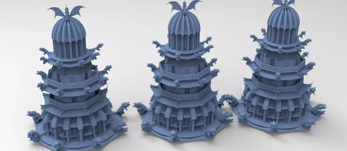 Dragon master City tower   3D model