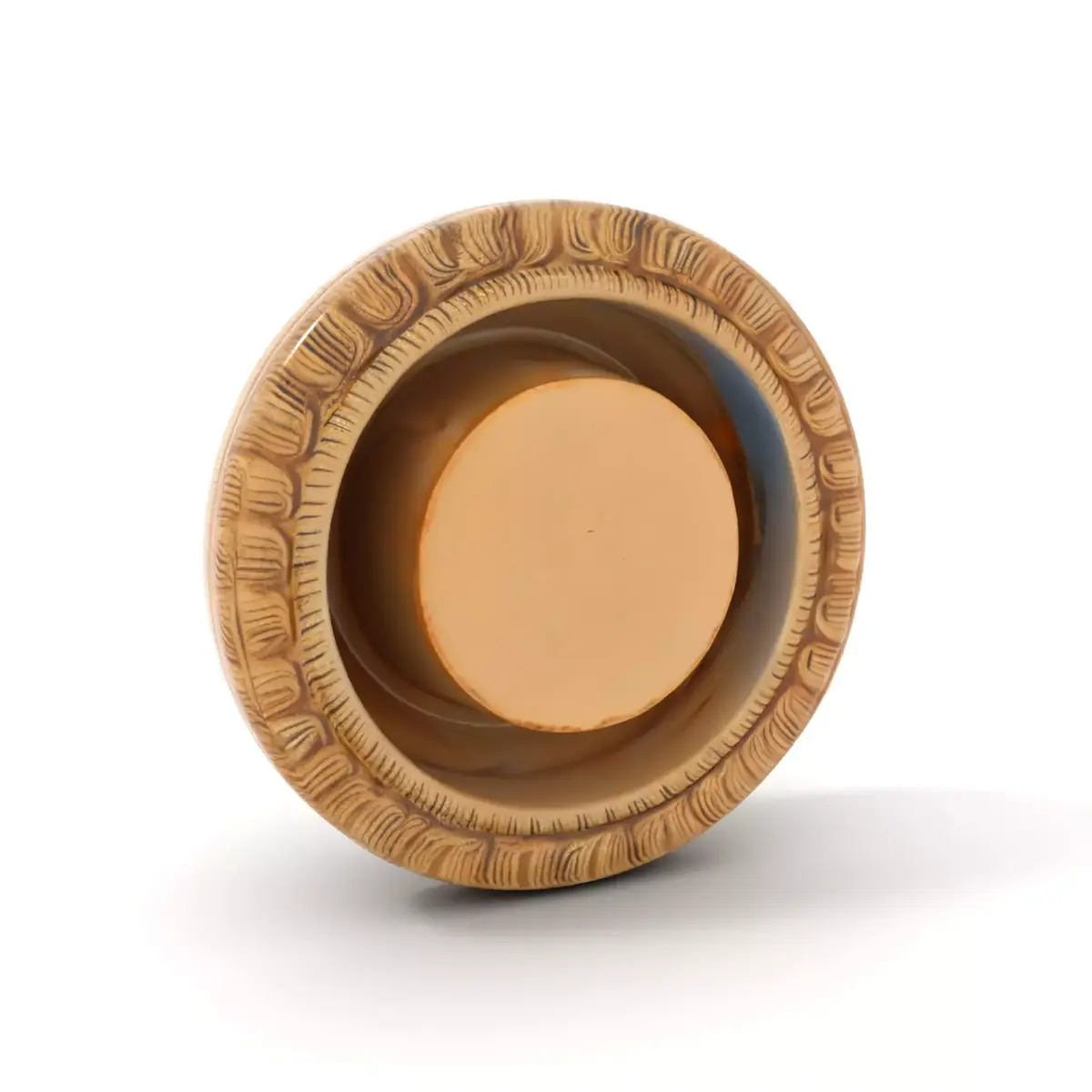 Intricately Carved Wooden Bowl Model Pack Low-poly 3D model