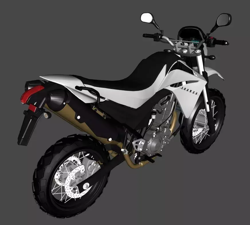 Yamaha XT660R 3D model