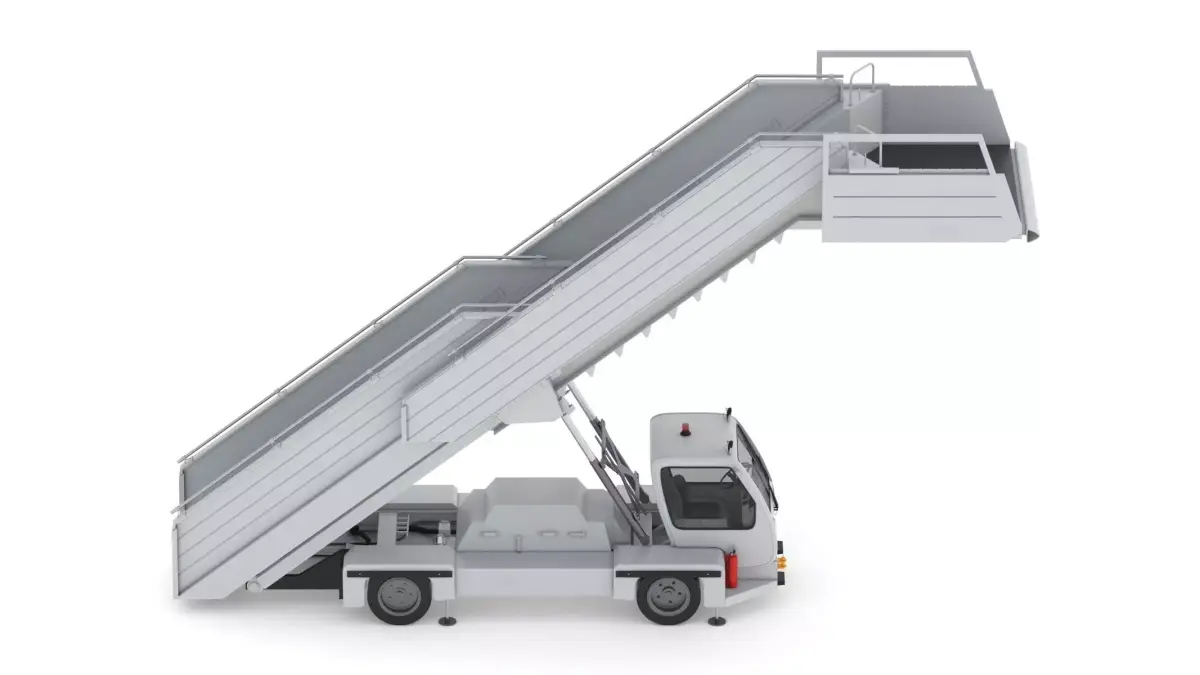 Passenger Steps Car 3D model