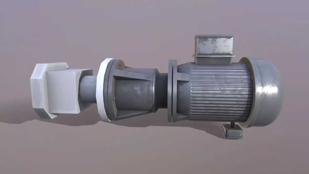 Pump 3D Model Low-poly 3D model