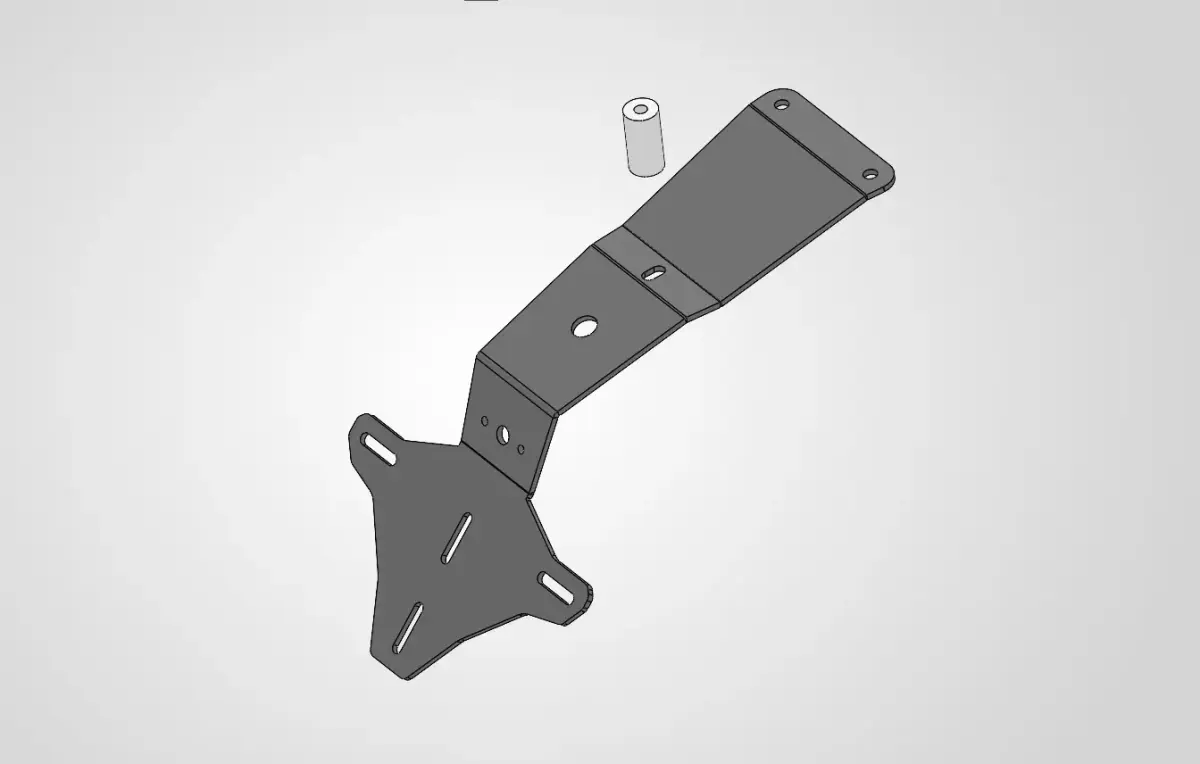 Triumph Speed Twin 1200 Tail Tidy 3D model