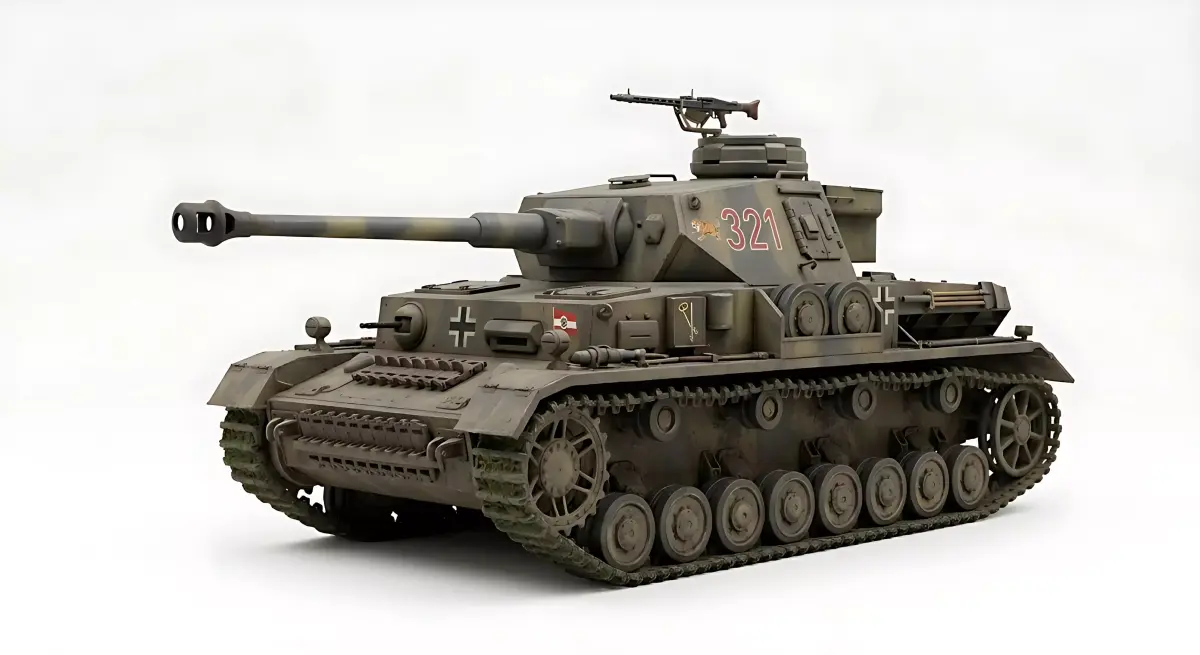 Tank Panzer IV WWII Medium Tank German  STL Model 3D print model