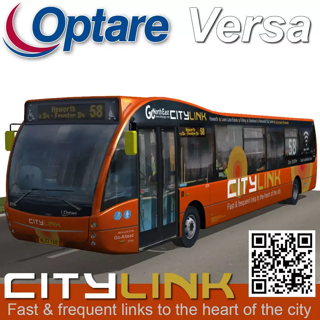 Optare Versa CityLink Low-poly 3D model