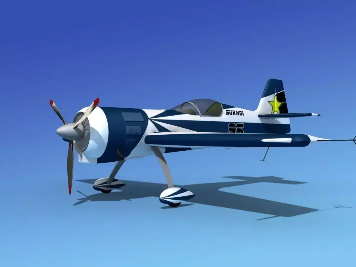 Sukhoi SU-26 Aerobat V14 3D model